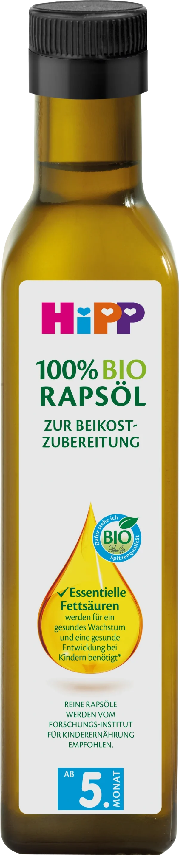 Koolzaadolie Voor Bijvoeding Vanaf De 5E Maand, 250 Ml