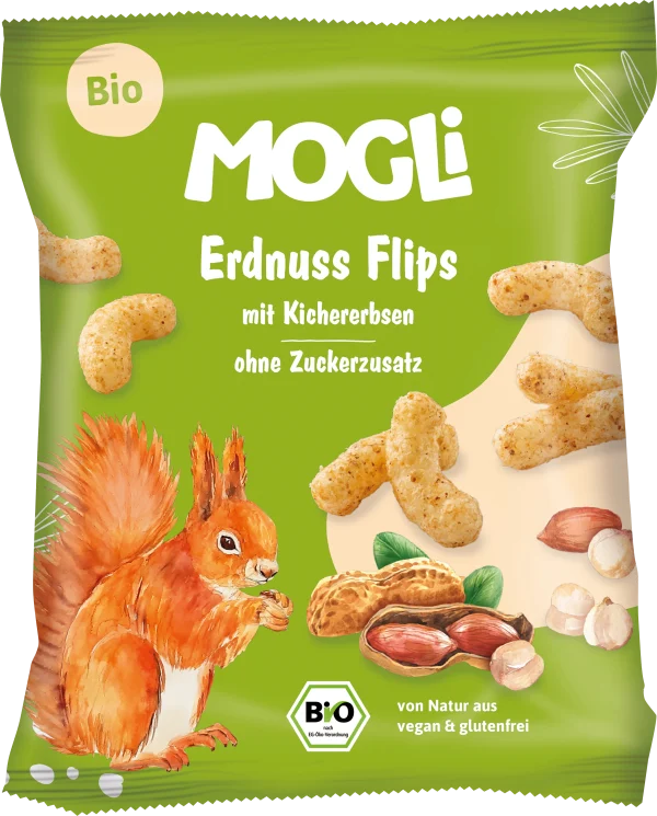 Kindersnack Pindachips Met Kikkererwten, Vanaf 3 Jaar, 30 G