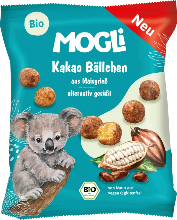 Kindersnackcacaoballetjes Van Maïsgriesmeel Vanaf 3 Jaar, 30 G