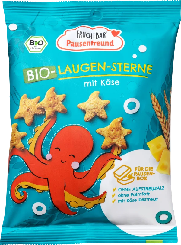 Kindersnack Pretzelsterren Met Kaas, Vanaf 3 Jaar, 70 G