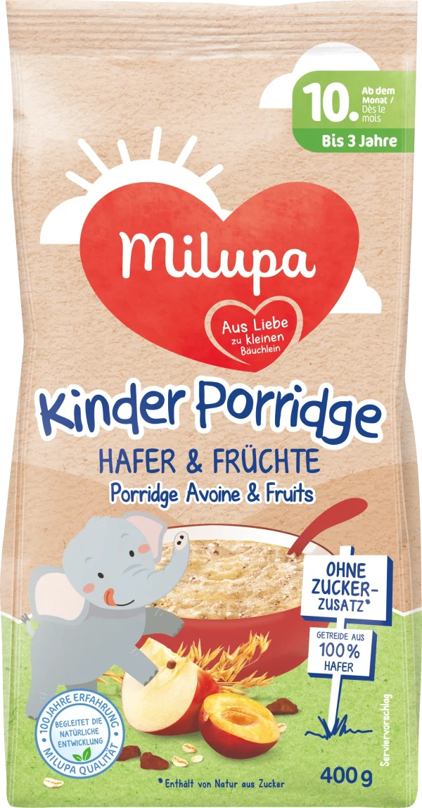 Pap Kids Havermout & Fruit Vanaf 10 Maanden, 400 G